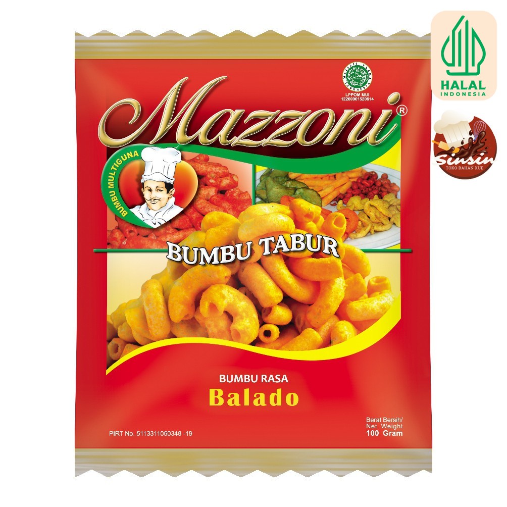 

Mazzoni Bumbu Tabur Balado 100g