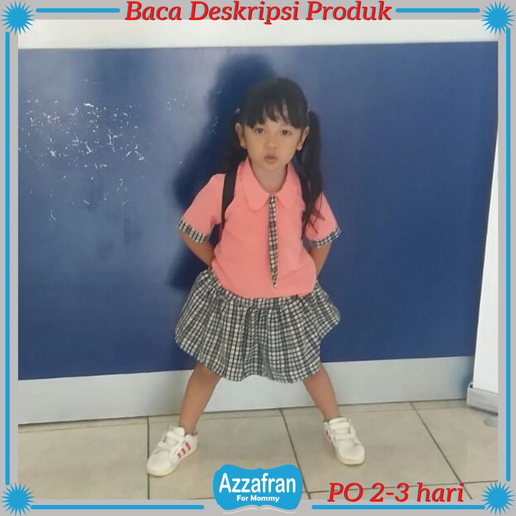Baju unik Azzafran Kids seragam Nobita | Azzafran for Mommy | Setelan Anak Perempuan | Setelan Anak 