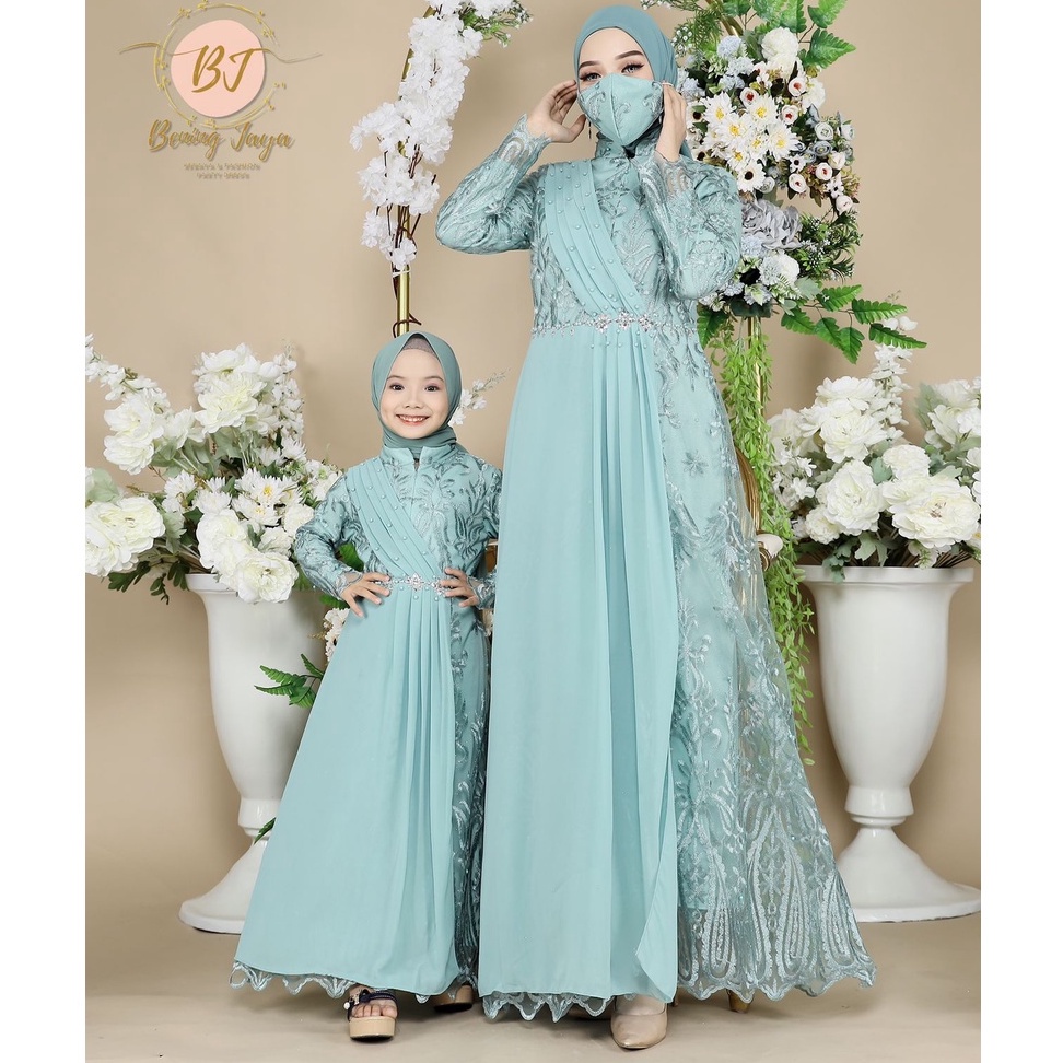 (COD) GAMIS COUPLE IBU DAN ANAK| GAMIS| GAMIS ANAK| GAMIS BUSUI| GAMIS PESTA| GAMIS KONDANGAN| GAMIS