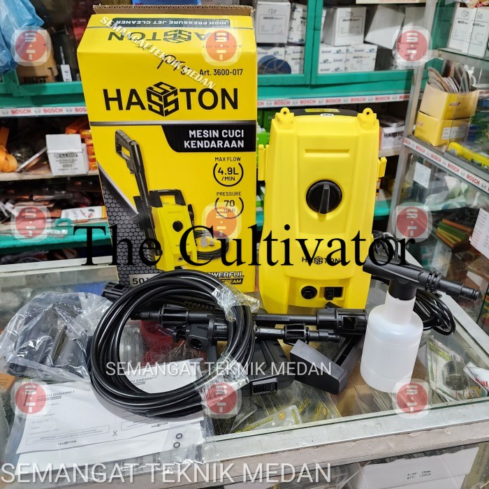 Terbaik MESIN STEAM CUCI MOBIL MOTOR JET CLEANER AC 70 BAR HASSTON 3600-017 UJK570