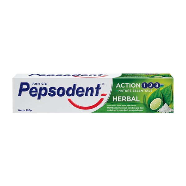 PEPSODENT ACTION 123 HERBAL  190 GR