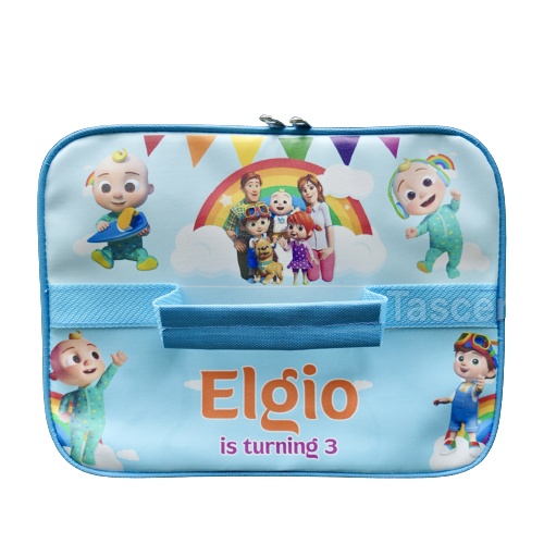 Tas Bekal Anak Sekolah Custom Cocomelon / Tas Bekal Anak Custom Nama / Tas Ulang Tahun Anak Launch B