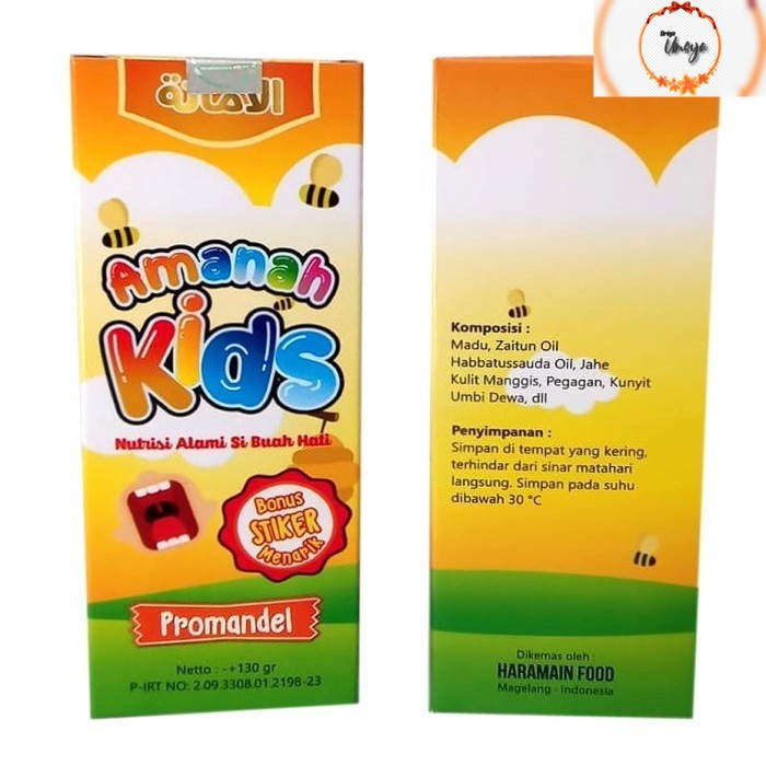 

MADU AMANAH KIDS PROMANDEL MENGATASI RADANG AMANDEL ANAK