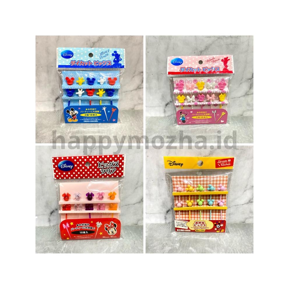 Food Picks Disney Mickey Bento Japan's Tusukan Bento Original Karakter