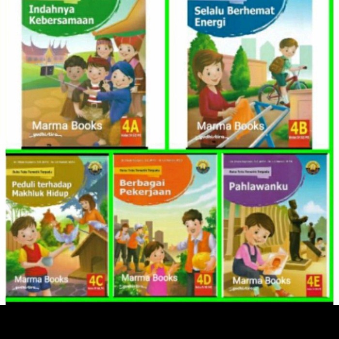 buku 1 paket tematik Yudhistira semester 1 kelas 4