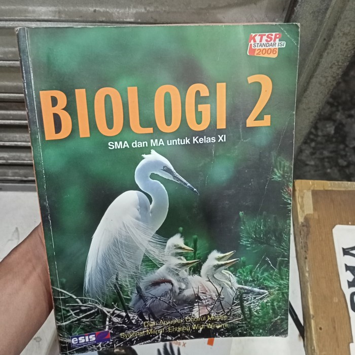 buku biologi kelas 11 SMA penerbit esis KTSP bekas