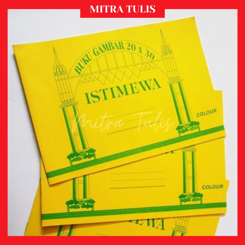 

Buku gambar istimewa 20x30 kuning isi sketch book kertas sketchbook