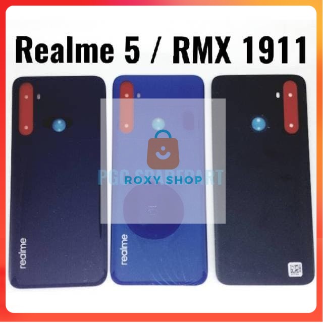 Backdoor Realme 5  RMX 1911  Tutup Baterai Casing Belakang BackCase