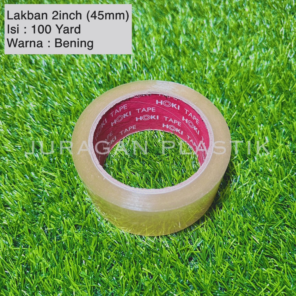 

Lakban Bening 45mm x 100 yard / Opp Tape 2inch