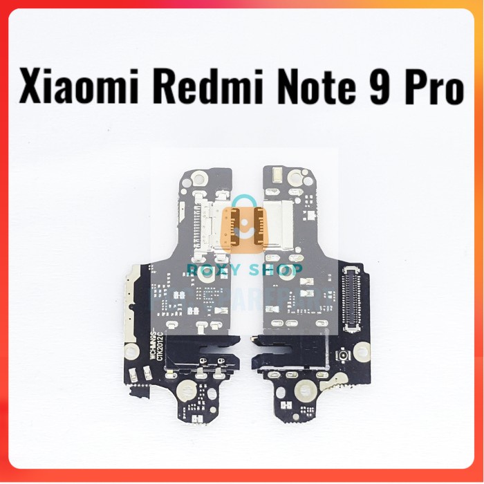 Original Konektor Papan PCB Charger Xiaomi Redmi Note 9 Pro
