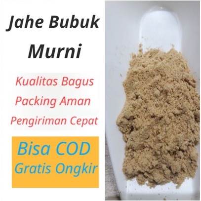 

Jahe Bubuk Murni Kualitas Premium Isi 100 Gram / Pure Ginger Powder / Bumbu Dapur / Rempah / Bahan