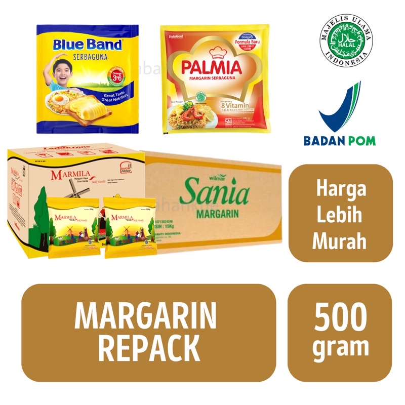 

Blue band / Palmia / Sania / Marmila [500 gram]