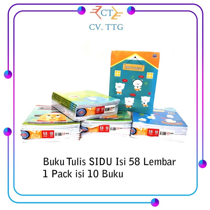 

Buku Tulis SINAR DUNIA SiDu Isi 58 Lembar 1 Pack 10 Buku