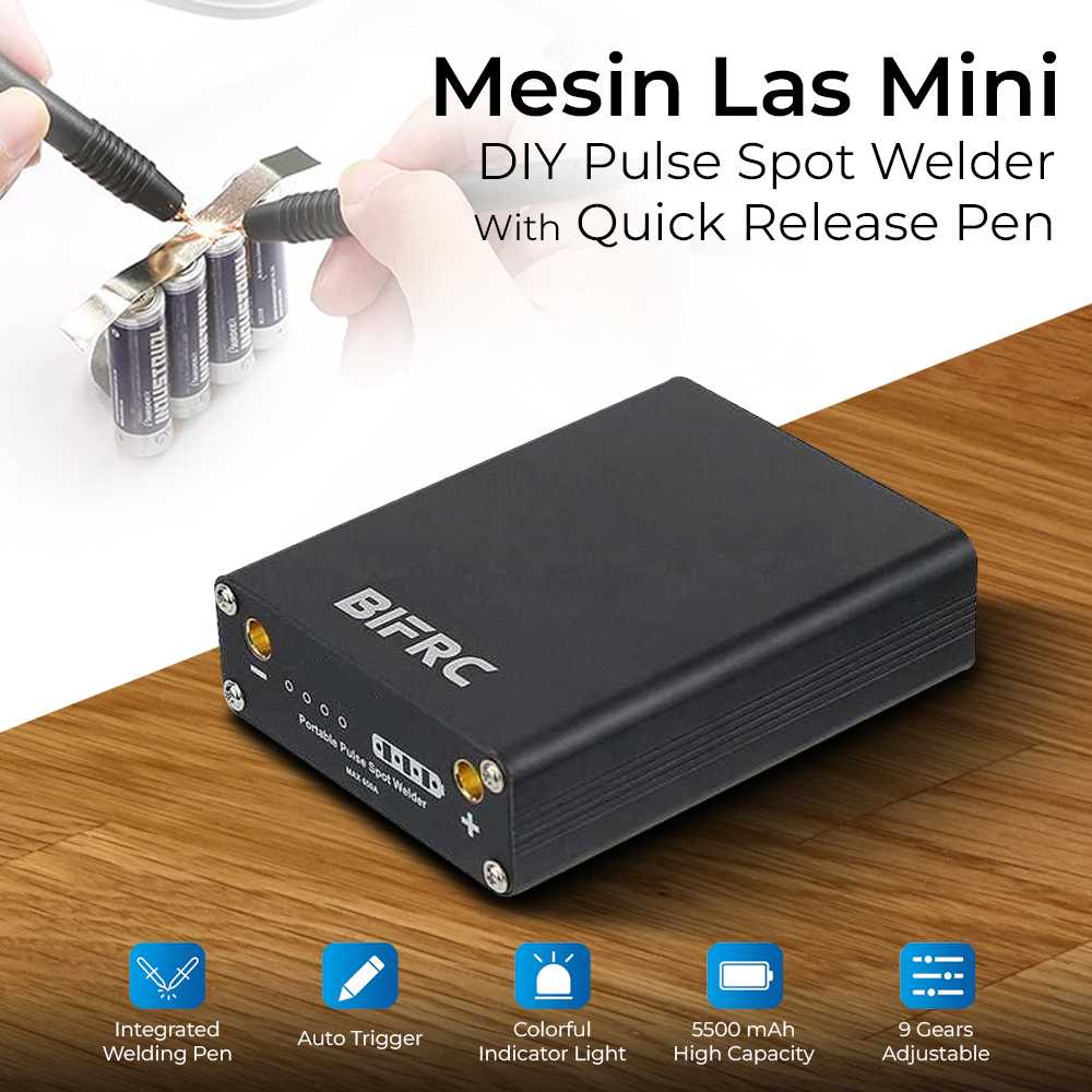 Alat Mesin Las Mini DIY Pulse Spot Welder With Quick Release Pen