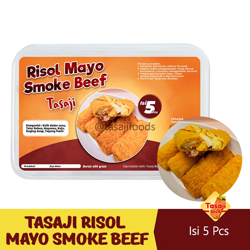 

TASAJI Risol Mayo Smoke Beef Isi 5 Pcs