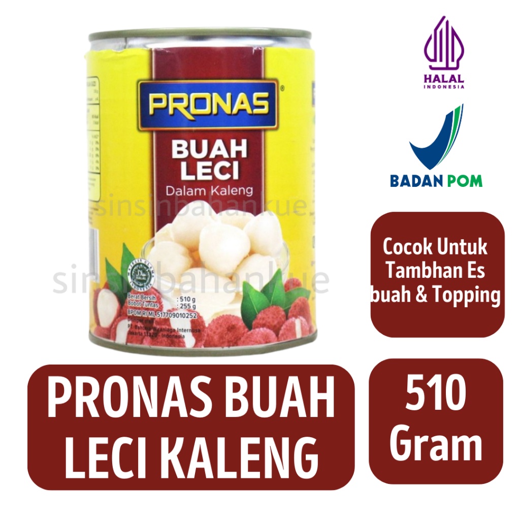 

Buah Leci Kaleng Pronas [510 Gram]