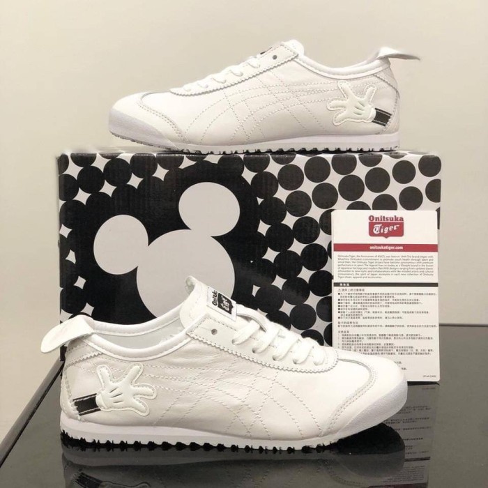 New Sepatu Wanita Onitsuka Tlger Mexico 66 Disney White Vietnam ORIGINAL