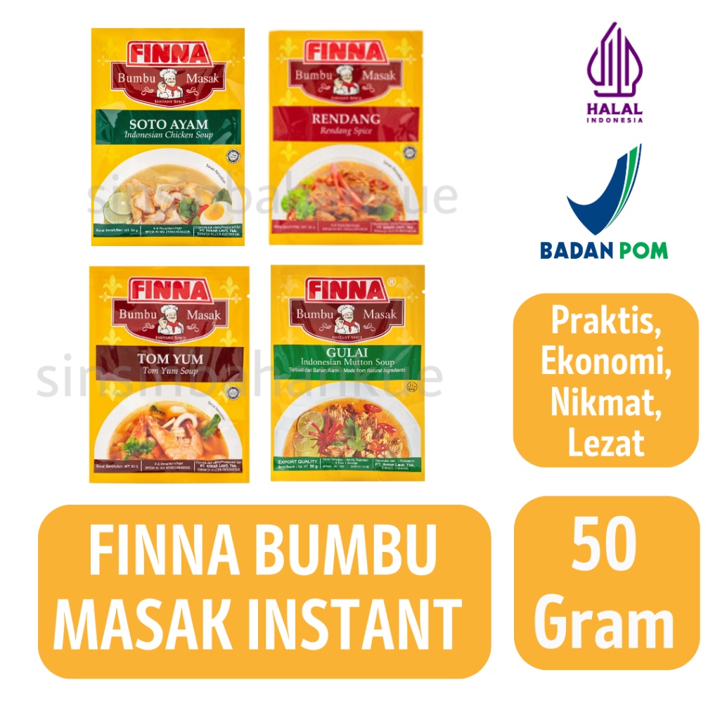 

Bumbu Masak Instan Finna [50 Gram]