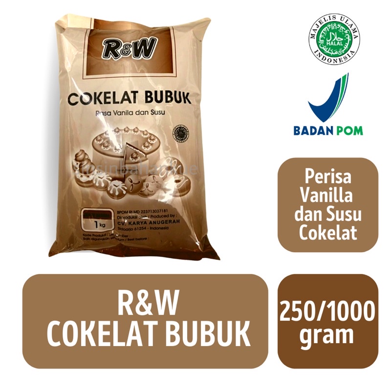 

R&W Cokelat Bubuk [ 250 gr & 1000 gr ]
