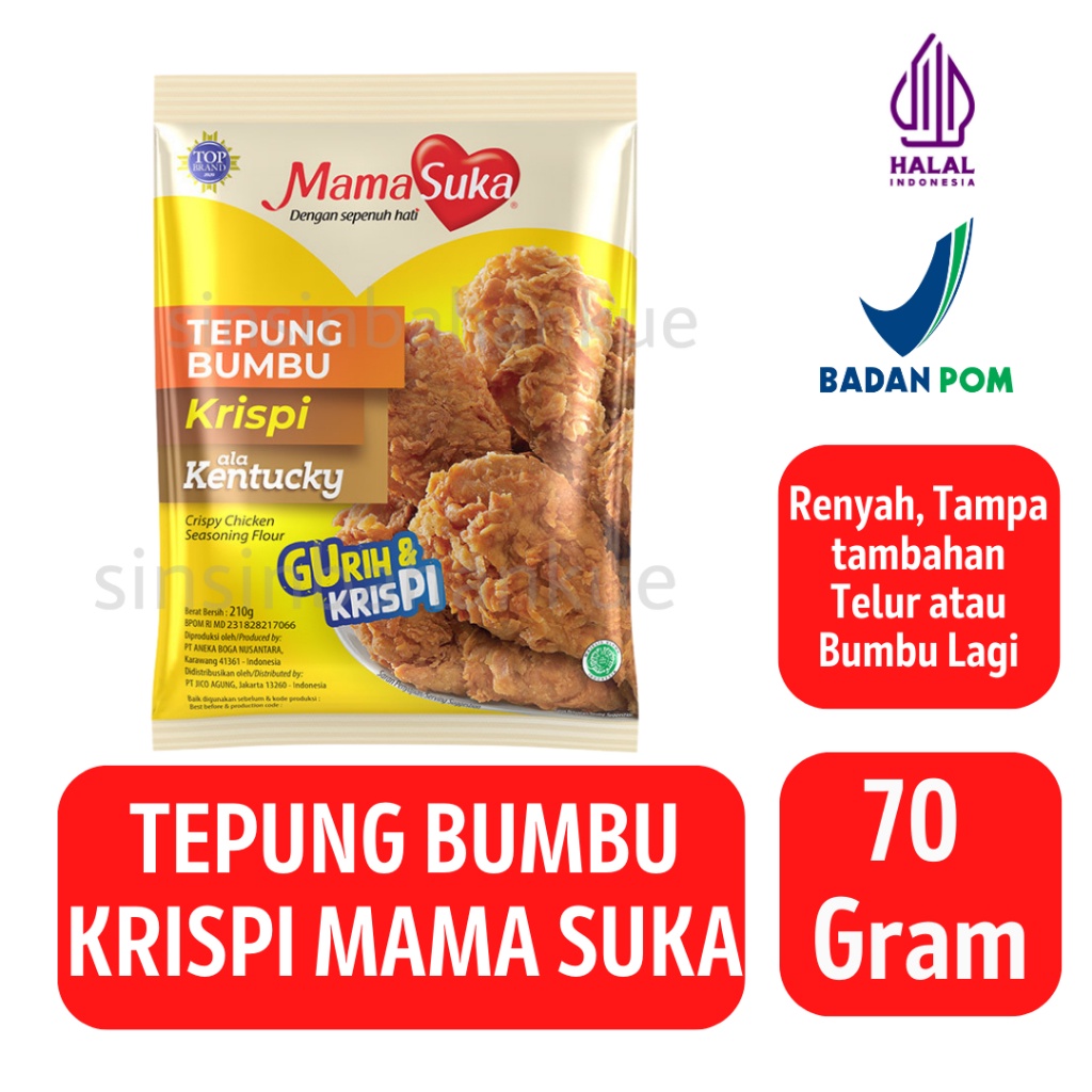 

Tepung Bumbu Krispi Mamasuka [70 Gram]