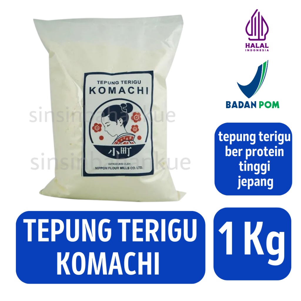 

Tepung Terigu Komachi Kemasan Repack [1 kg]