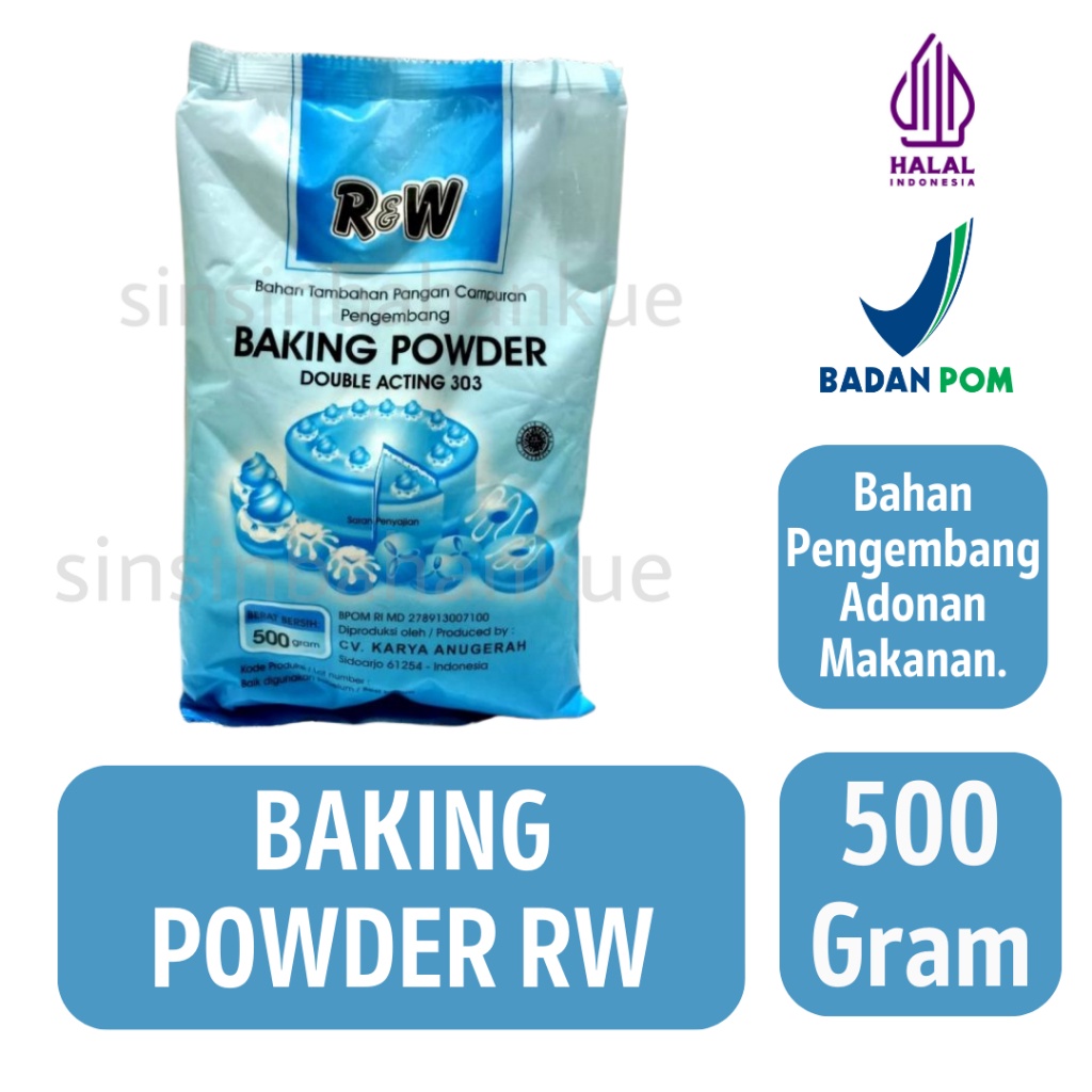 

Baking Powder R&W [500 Gram]