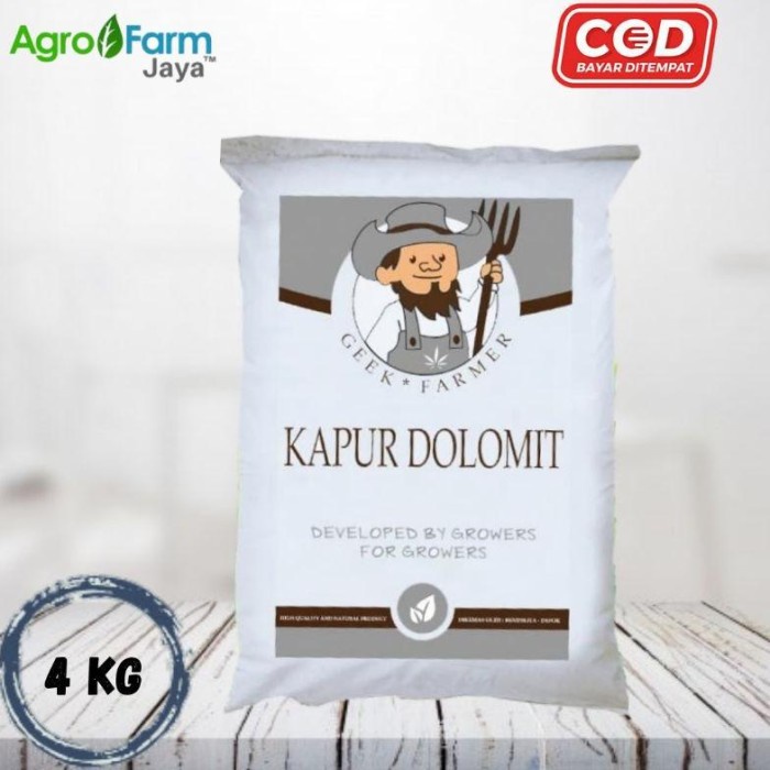 TERBARU Pupuk Kapur Pertanian Dolomit Premium (Geek Farmer)