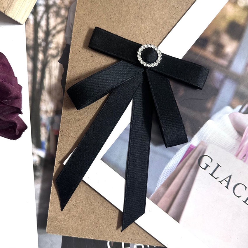DASI PITA DASI CEWEK TALI LEHER TALI LILIT LEHER KECIL SLIM PITA KOREA BOWTIE DASI WARNA HITAM HIGH