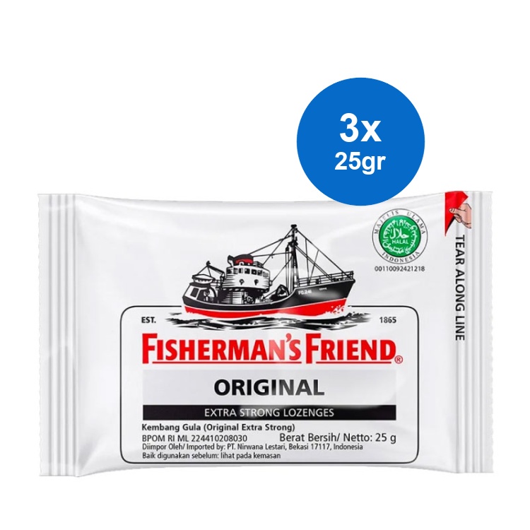

Fishermans Friend Permen Original 3 x 25 gr
