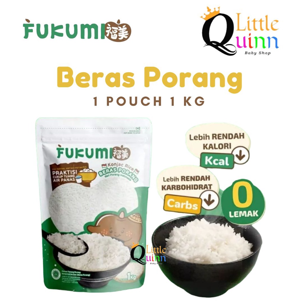 

FUKUMI Beras Porang Pouch 1Kg