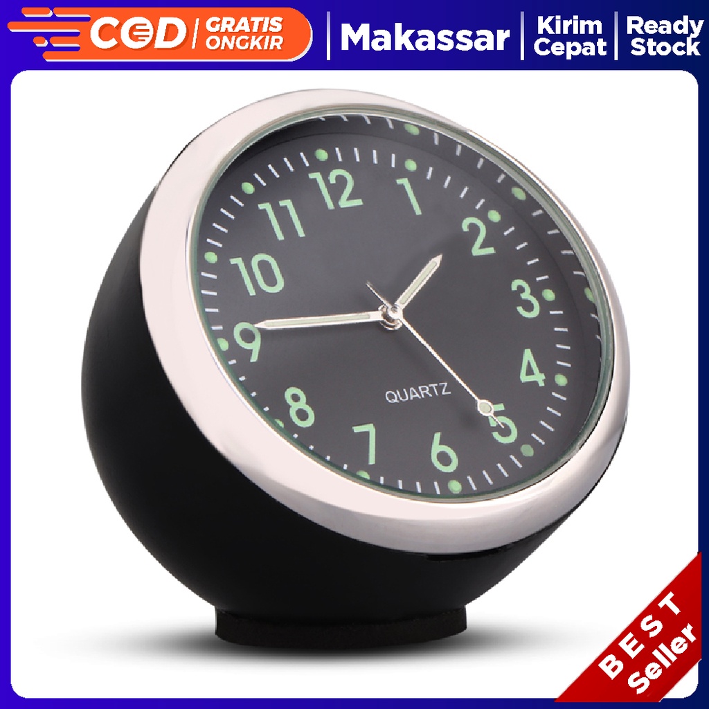 Mobil Jam Mini Quartz Clock Luminous