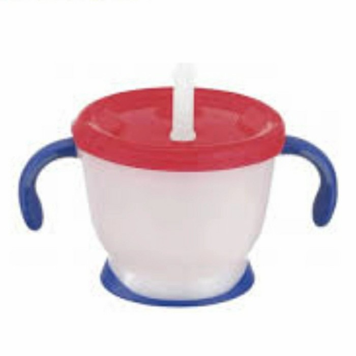 SALE RICHELL Aquela Cup De Mug 150ml Straw Training Cup Baby Mug Bayi - Navy Termurah