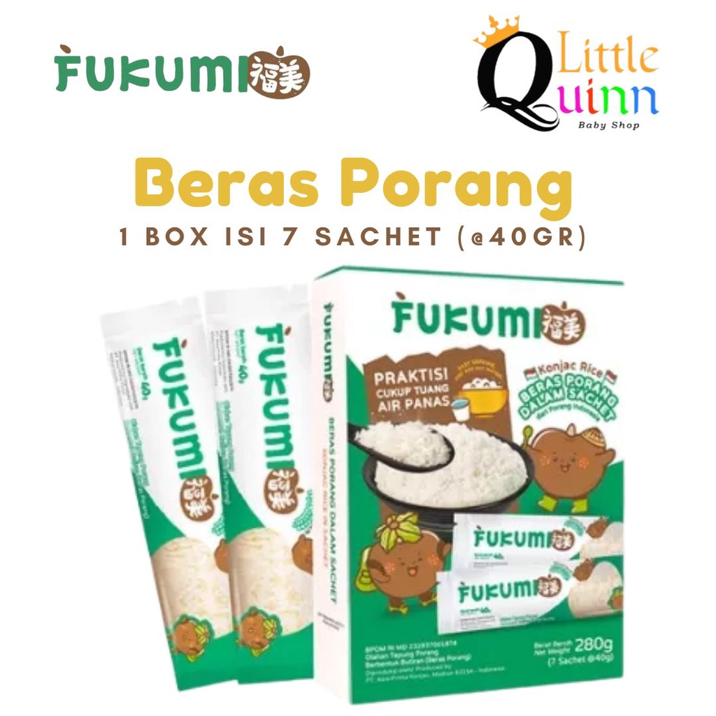 

FUKUMI Beras Porang Kemasan Box isi 7sachet