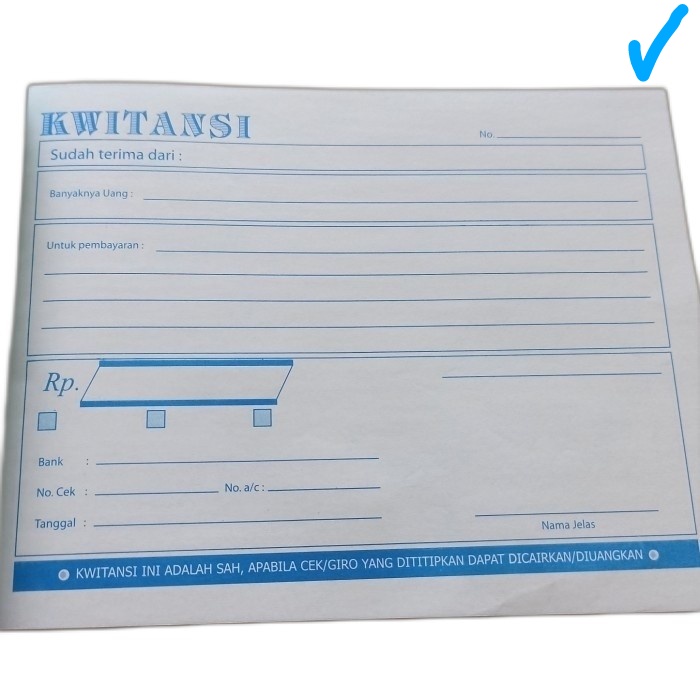 

kuitansi besar kwitansi 3 rangkap 3PLY -