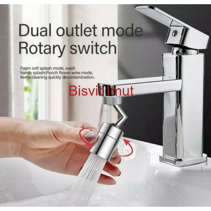 Keran Extender Wastafel Sambungan Ekstensi Kepala Kran Air Faucet