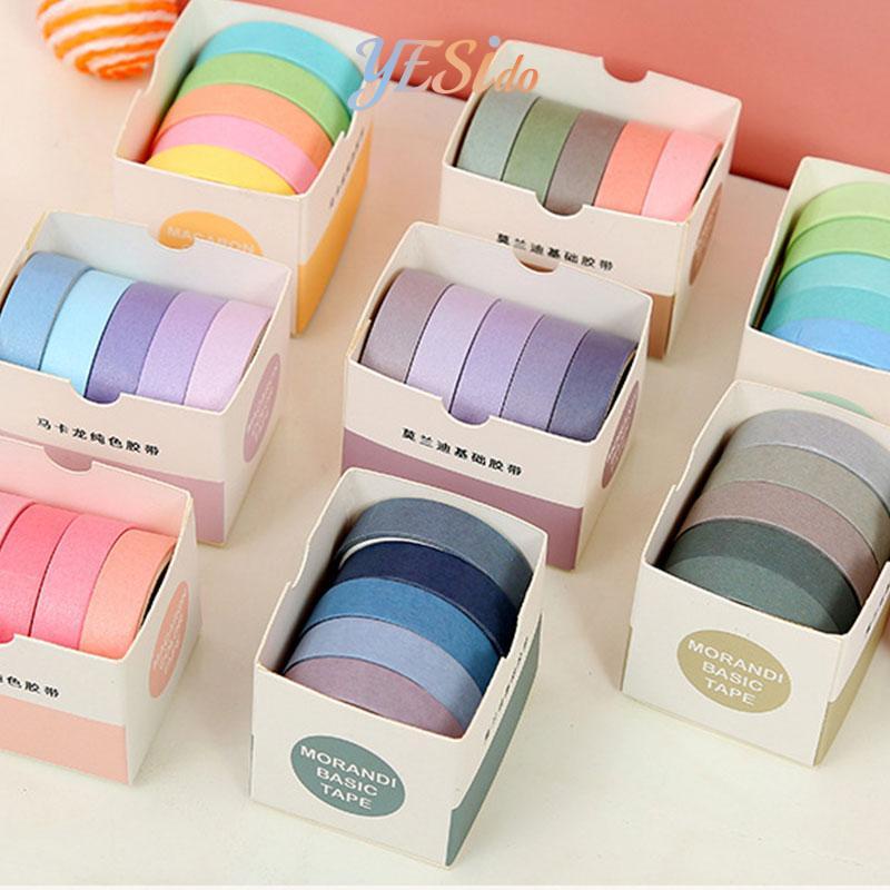 

COD✨Washi Tape DIY Scrapbooking Diary Kertas Stiker Roll Lucu Perekat Kertas-YES
