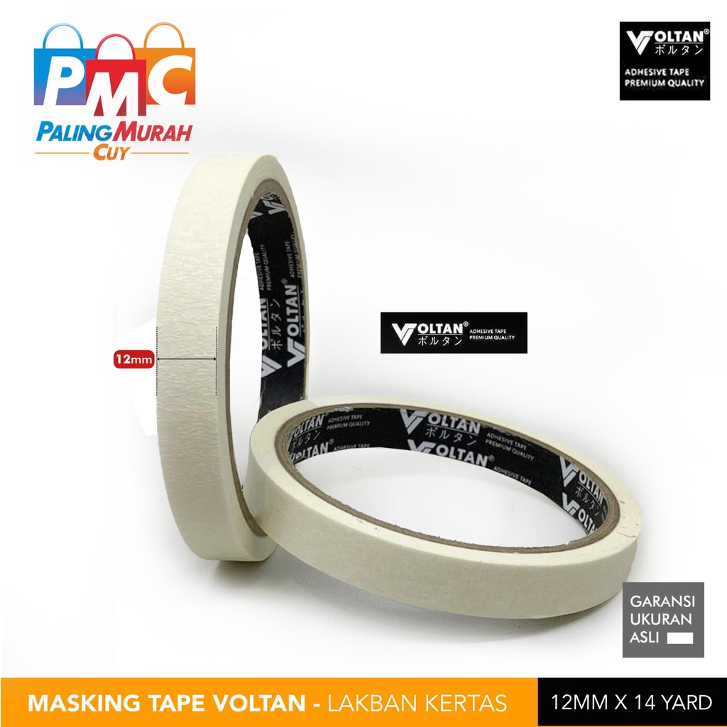 

Masking Tape / Kertas Lem 12MM x 14 Yard (1 DUS) / Masking Tape Air brush
