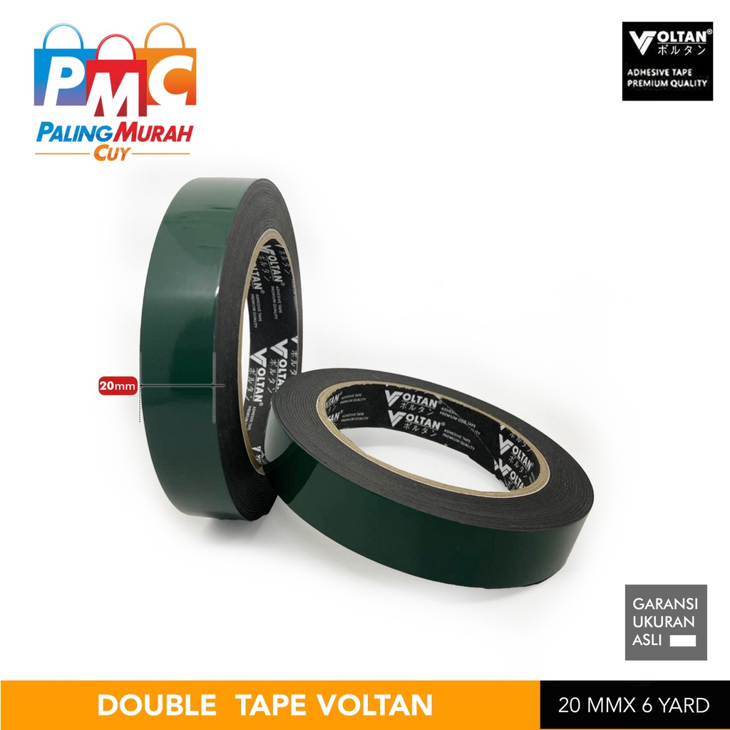 

Double Tape Foam 1 Inch x 5m / Tape 2 Sisi Busa Hijau 5 Meter Murah