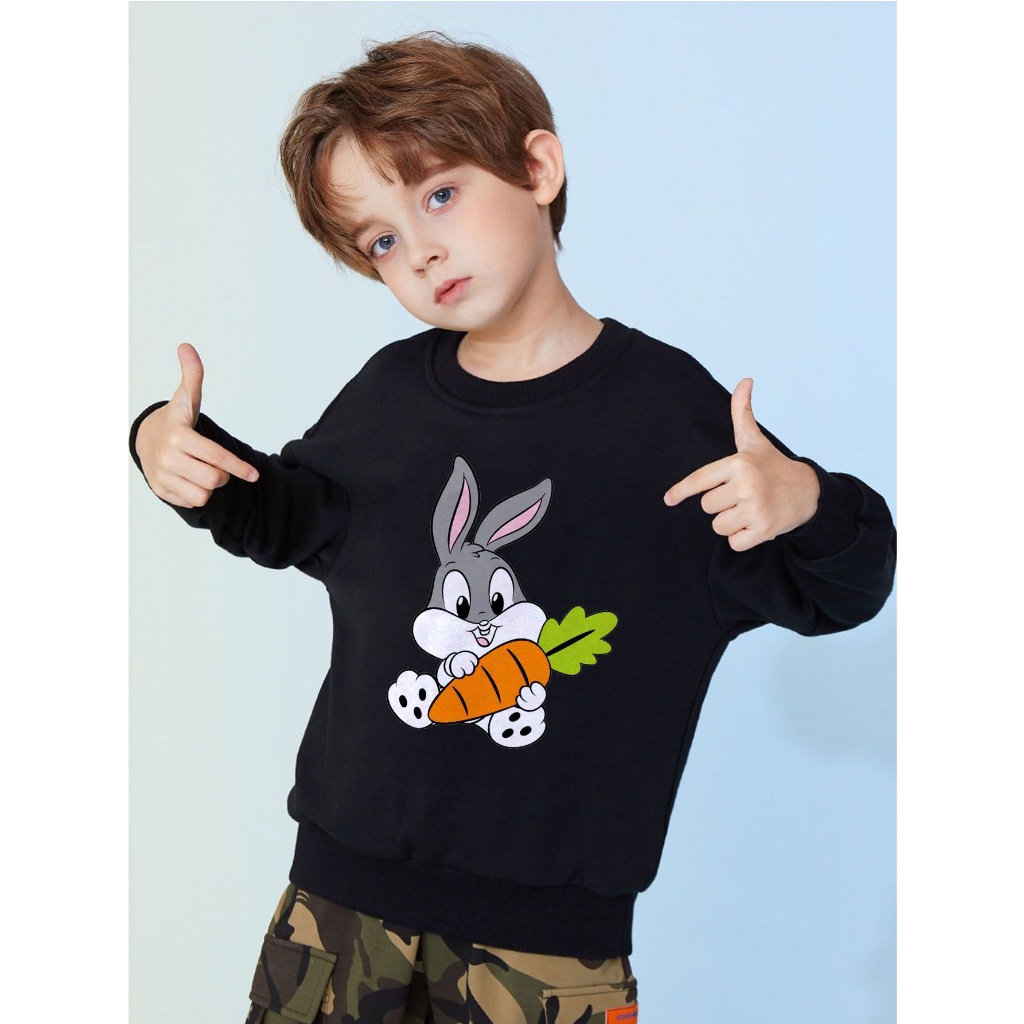 SWEATER ANAK BUNNY CREWNECK ANAK UNISEX | SWEATER ANAK COWOK | SWEATER ANAK CEWEK | CREWNECK ANAK CE