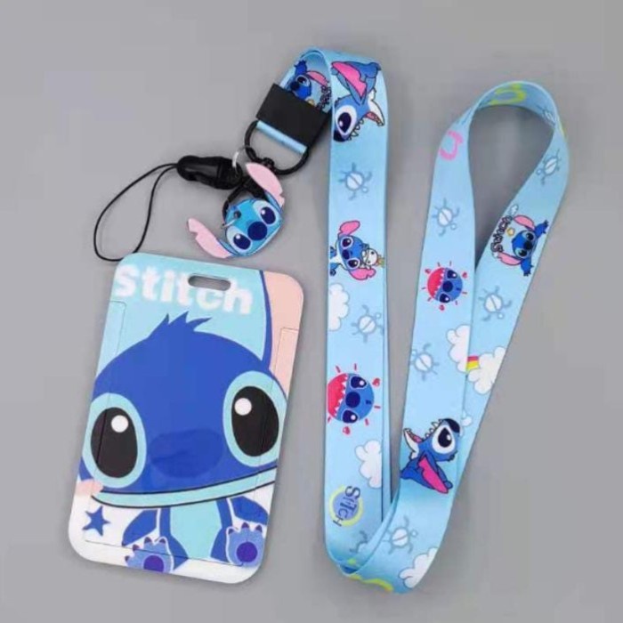 

Holder Kartu Id Card Dengan Lanyard Leher Motif Lucu - Stich