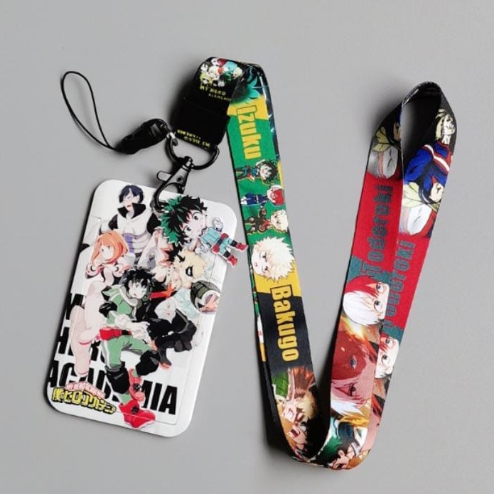 

Holder Kartu Id Card Dengan Lanyard Leher Motif Super Hero - Hero academy