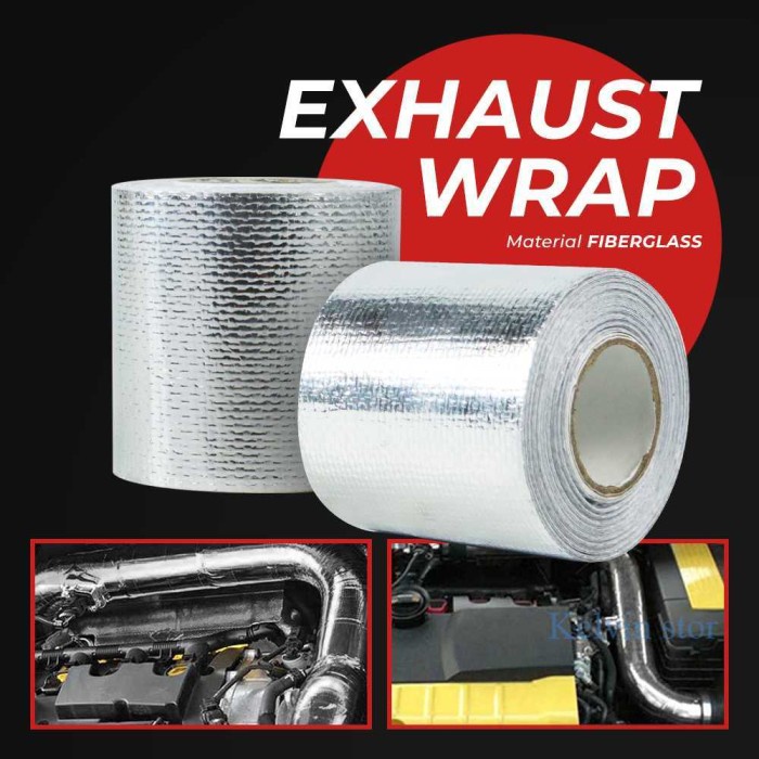 

Lakban Peredam Panas Knalpot Pipa Exhaust Wrap 5M