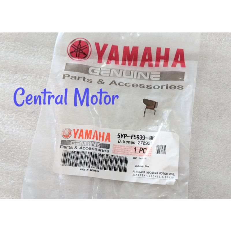 Clip Klip Pad Plat Kaleng Kecil Kaliper Kampas Rem Depan Vixion Jupiter Mx Mio J Original Yamaha Gen