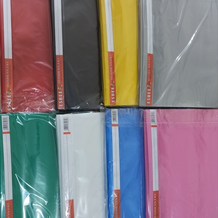 selusin ada kantong snelhecter map plastik business file -