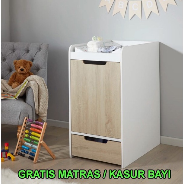 Baby Tafel atau Lemari Bayi Harga Termurah GRATIS Matras