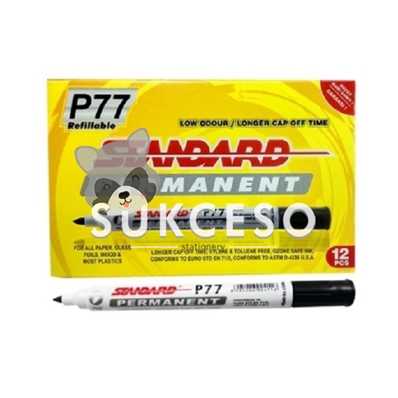 

Standard Spidol Permanent Marker P77