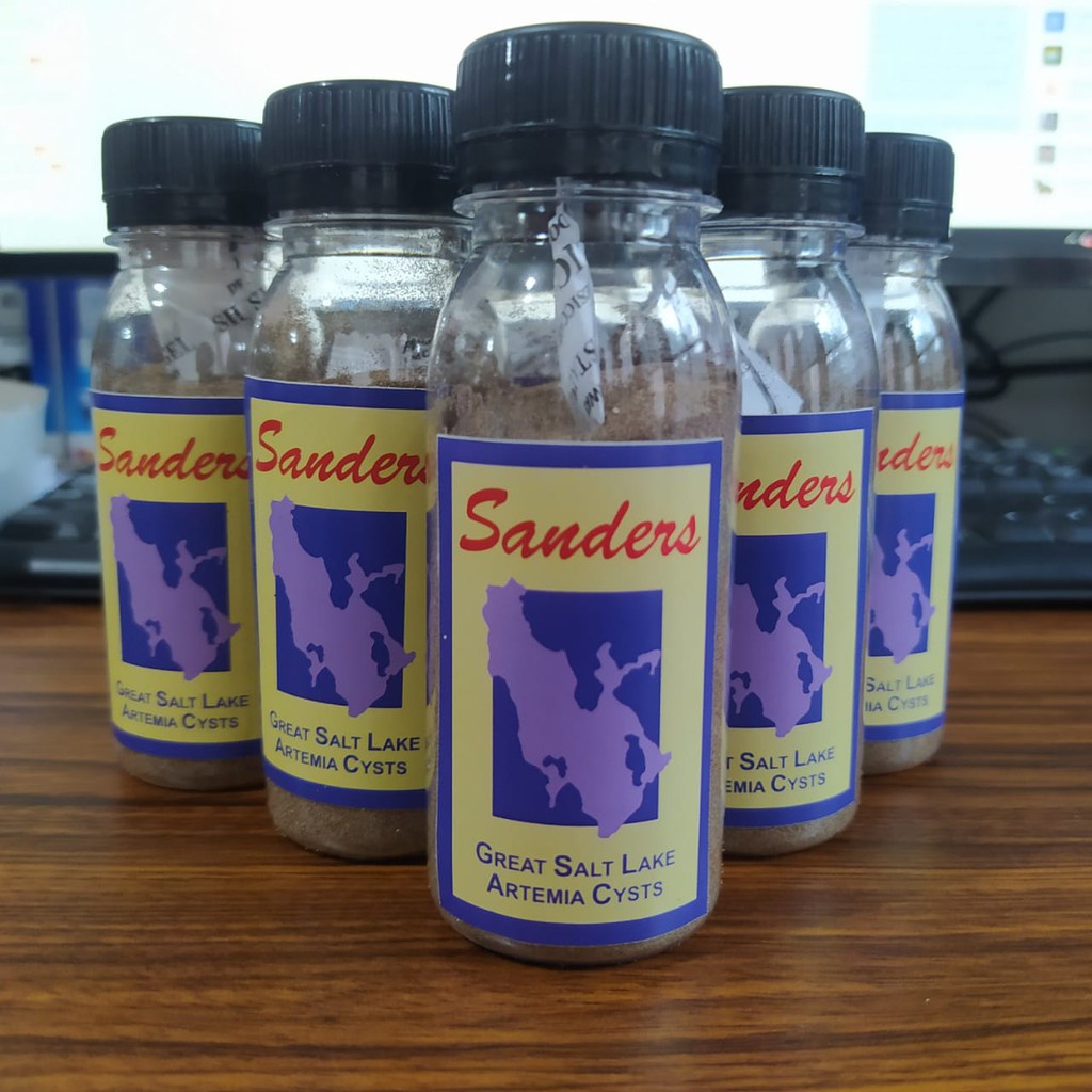 Artemia Sanders Biru 50 Gram Original Telur Artemia Tetas Great Salt Lake