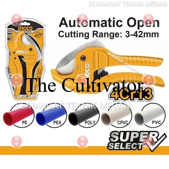 

Terbaik HPC05428 GUNTING PEMOTONG PIPA PVC PIPE CUTTER 3-42mm INGCO HPC 05428 MKO409