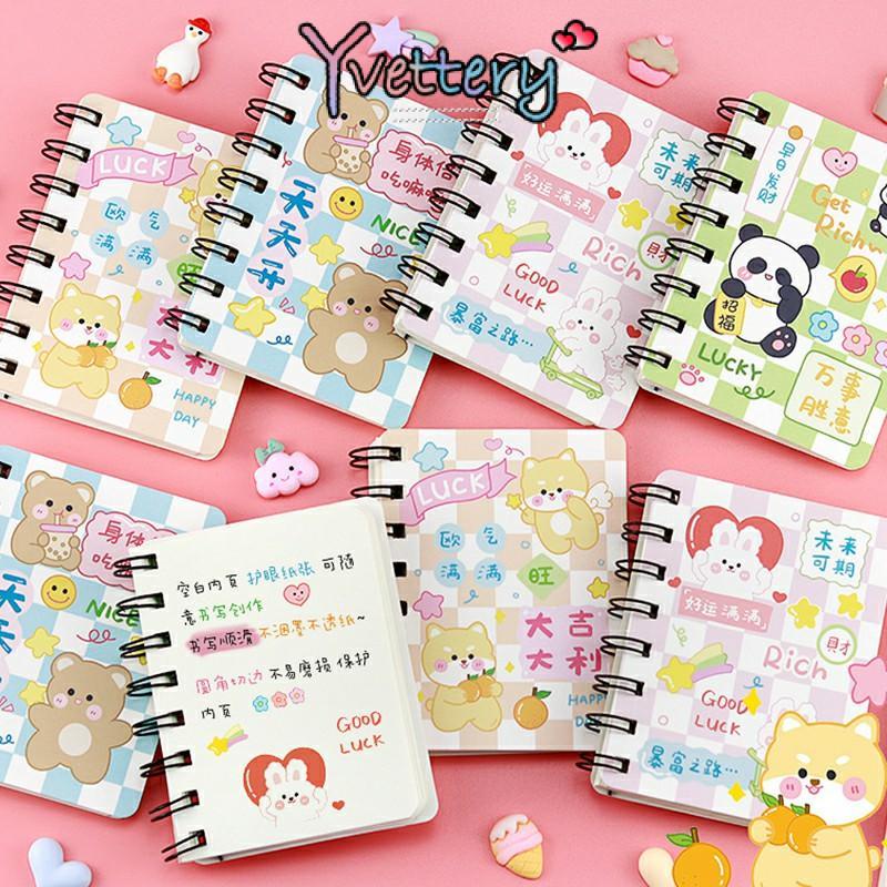 

❤️COD 1 Buku Coil A7 Inspiratif Lucu Kartun Portable Robek Kertas Catatan-Yy