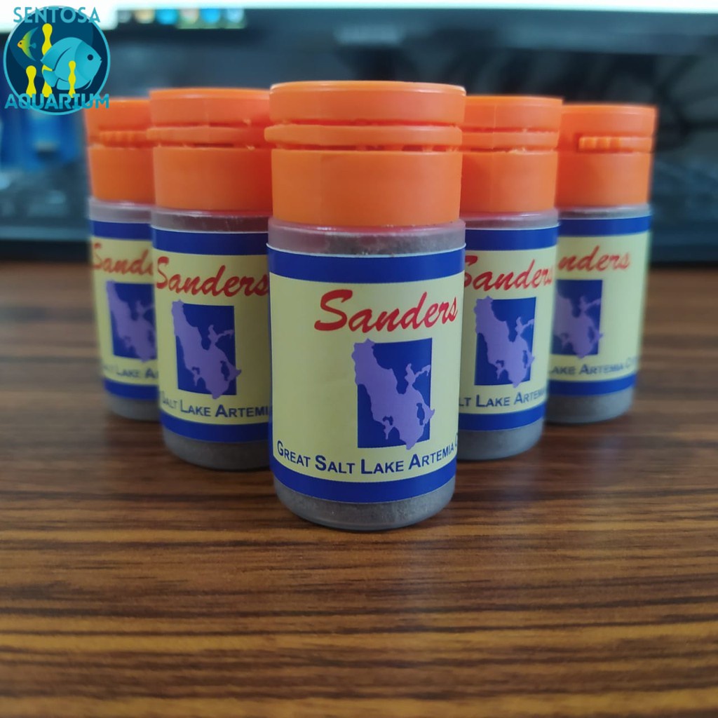 Artemia Sanders Biru 10 Gram Telur Artemia Tetas Original Great Salt Lake